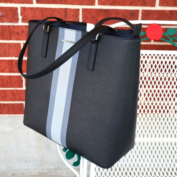 MK LEATHER CENTER STRIPE MORGAN TOLE - Picture 3 of 6